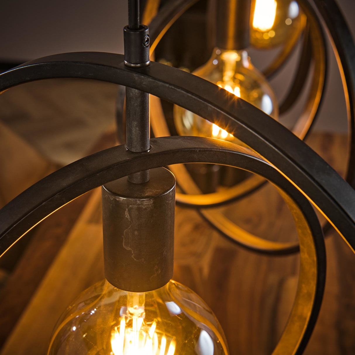 Hanging lamp Otan DH Interior Charcoal LxWxH 129x46x11 Metal Atmospheric photo detail