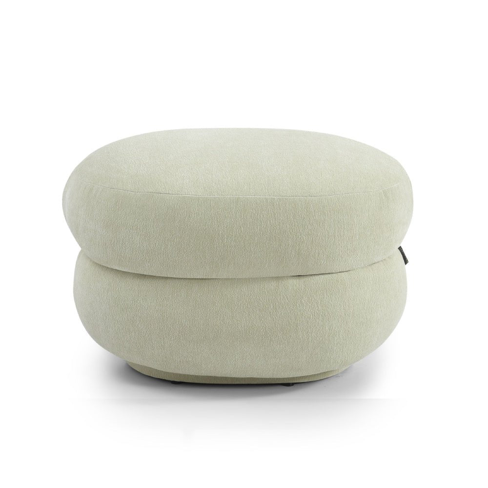 Hocker Mia oval chenille mint green - image 11
