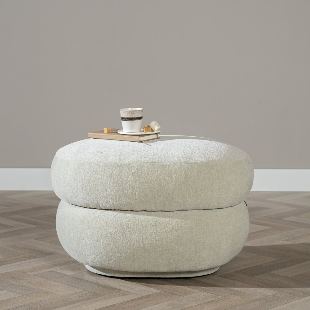 Hocker Mia oval chenille mint green - image 5