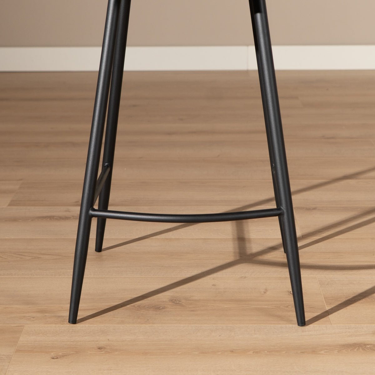 Industrial bar stool Barrel olive green eco-leather 69 cm - image 1
