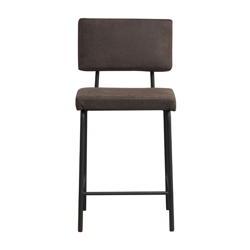 Industrial bar stool Espen anthracite eco-leather 64-77 cm - image 6