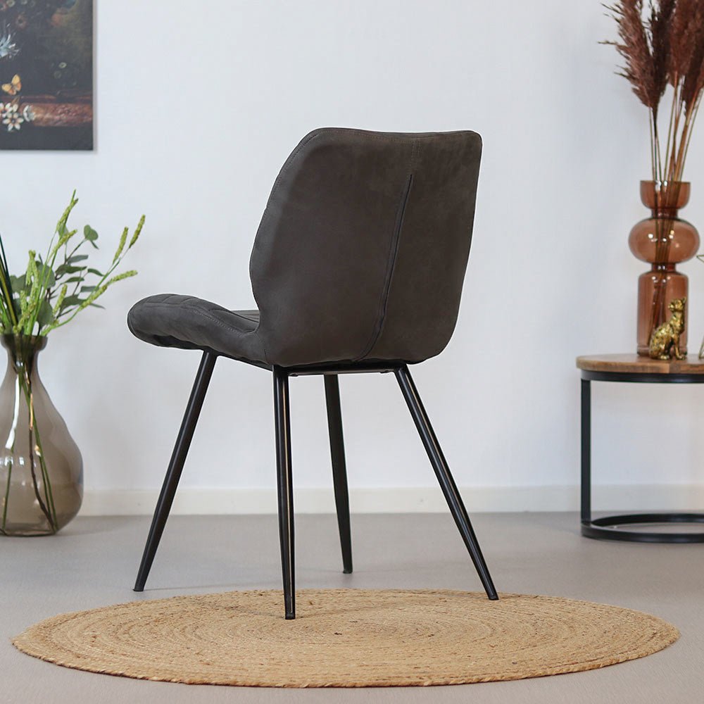 Industrial dining room chair Morris anthracite - image 3