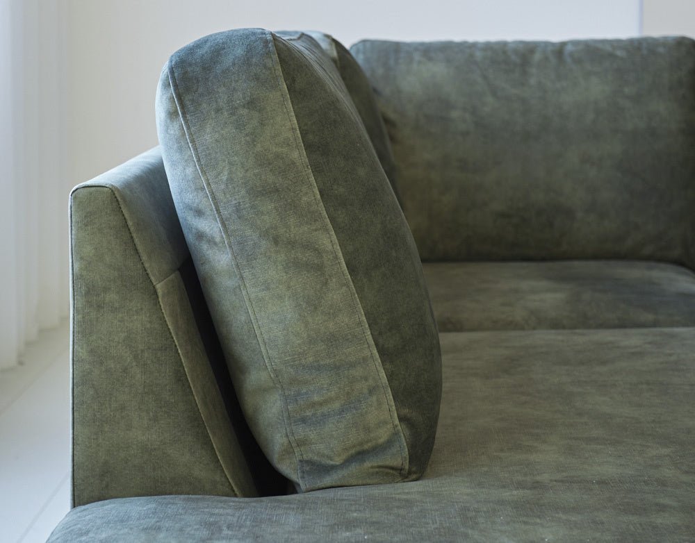Sofa Gaya DeGeBe Green Fabric Atmospheric photo detail