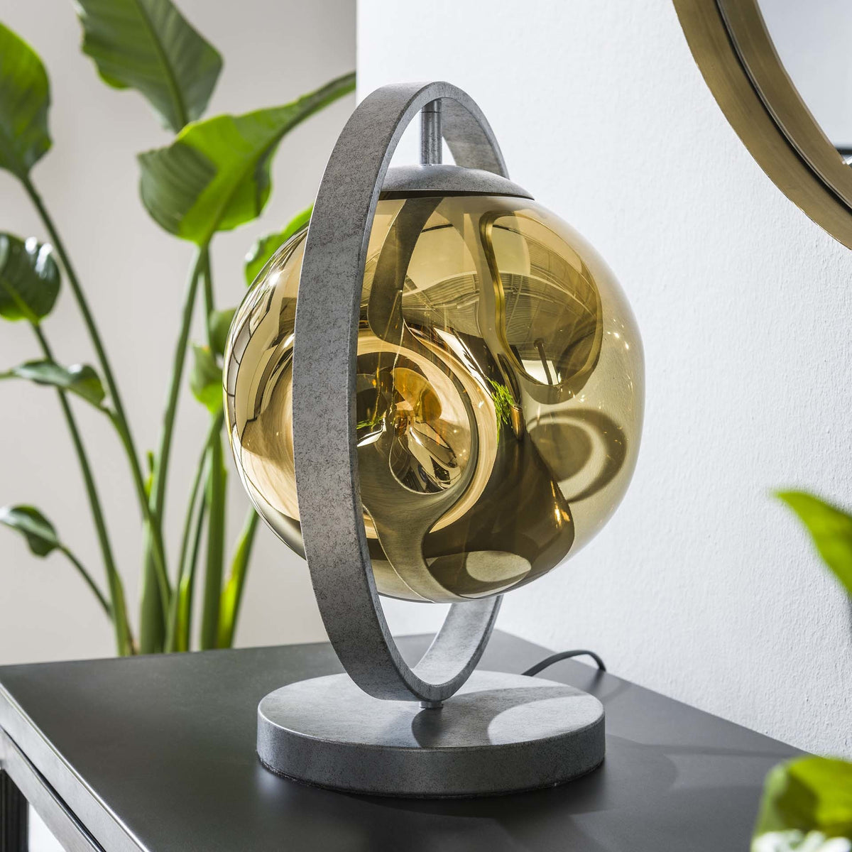 Table lamp Ada DH Interior Silver LxWxH 45x41x32 Silver Ambient photo diagonal front view