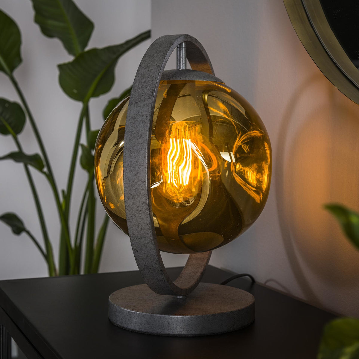 Table lamp Ada DH Interior Silver LxWxH 45x41x32 Silver Ambient photo diagonal front view