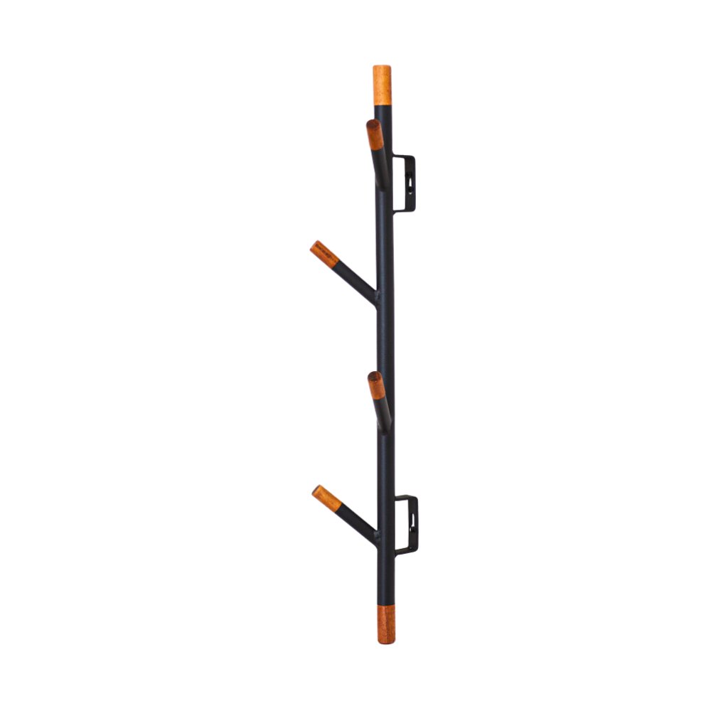 Coat rack Taf Dimehouse Black, Brown LxWxH 51x31x23 Metal White photo diagonal front view