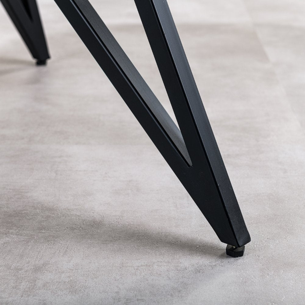 Dining table Miami DH Interior Brown Mango wood Atmospheric photo detail
