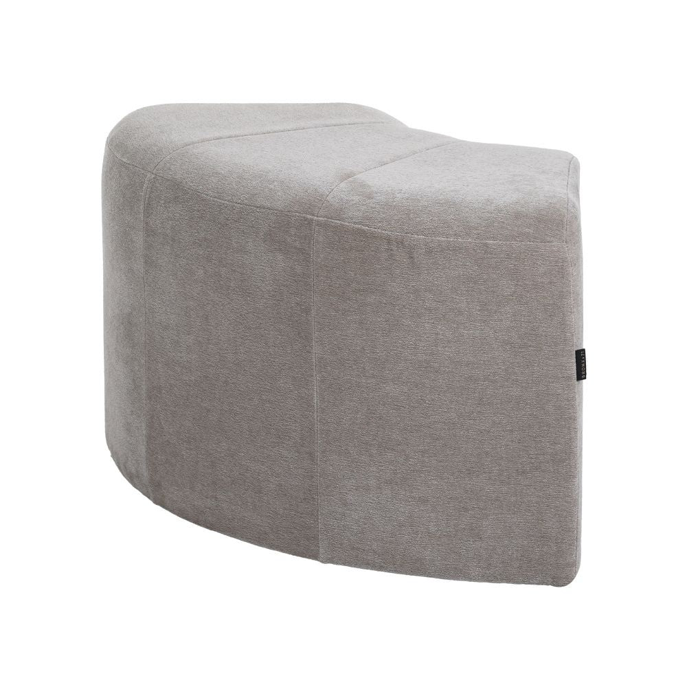 Modulaire hoekhocker Seth chenille taupe