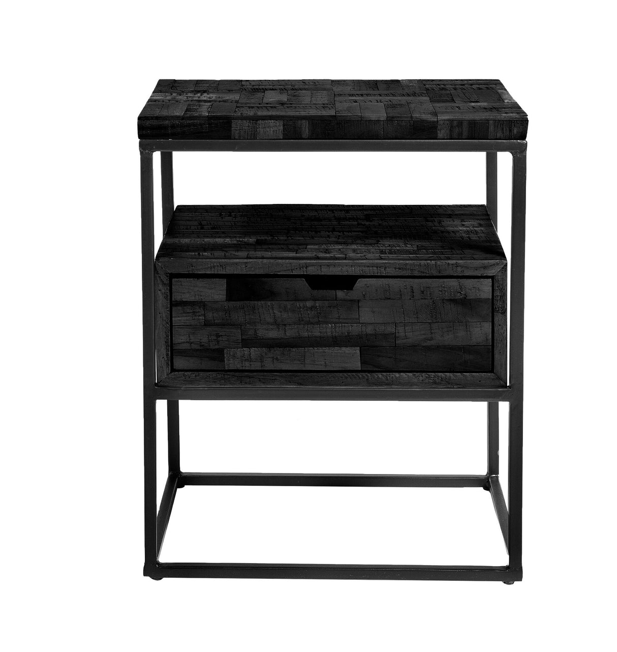 Side table Ruby DH Interior Black White photo front view