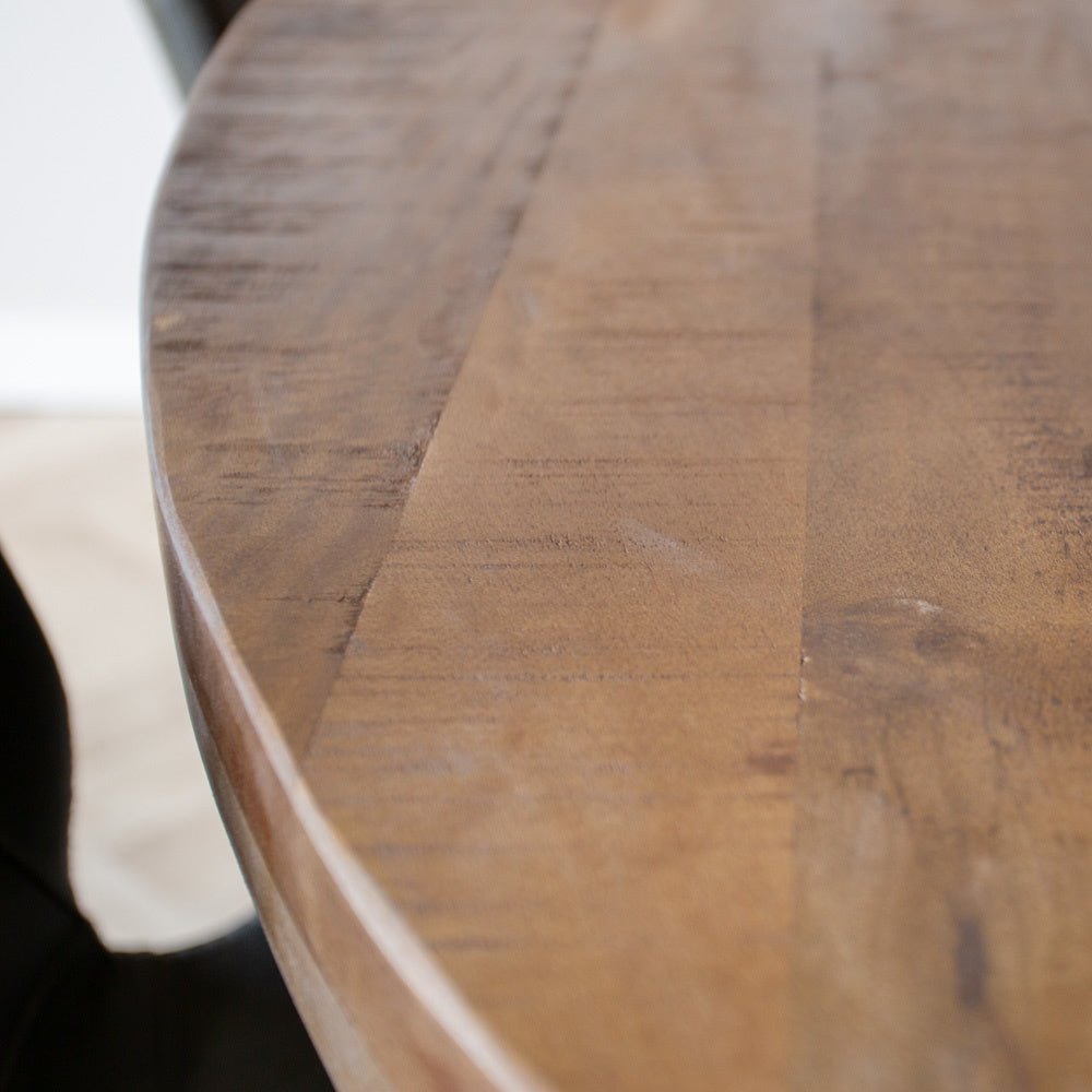 Dining table Lennon Dimehouse Brown LxWxH 203x110x10 Mango wood Atmospheric photo detail