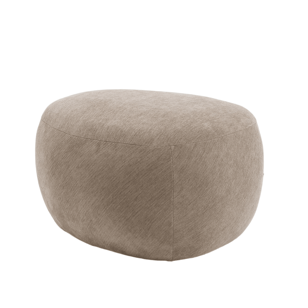 Poef Fenna velvet beige