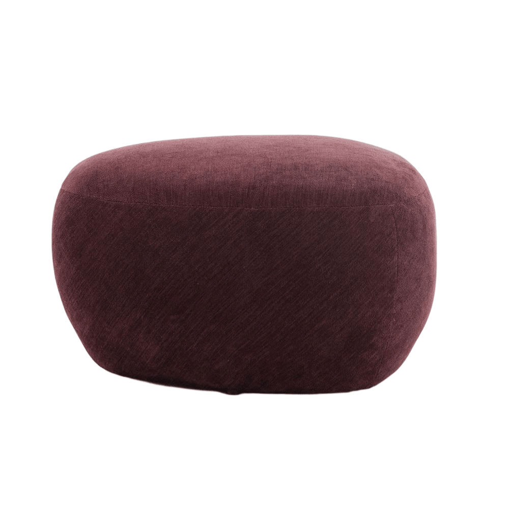 Poef Fenna velvet paars