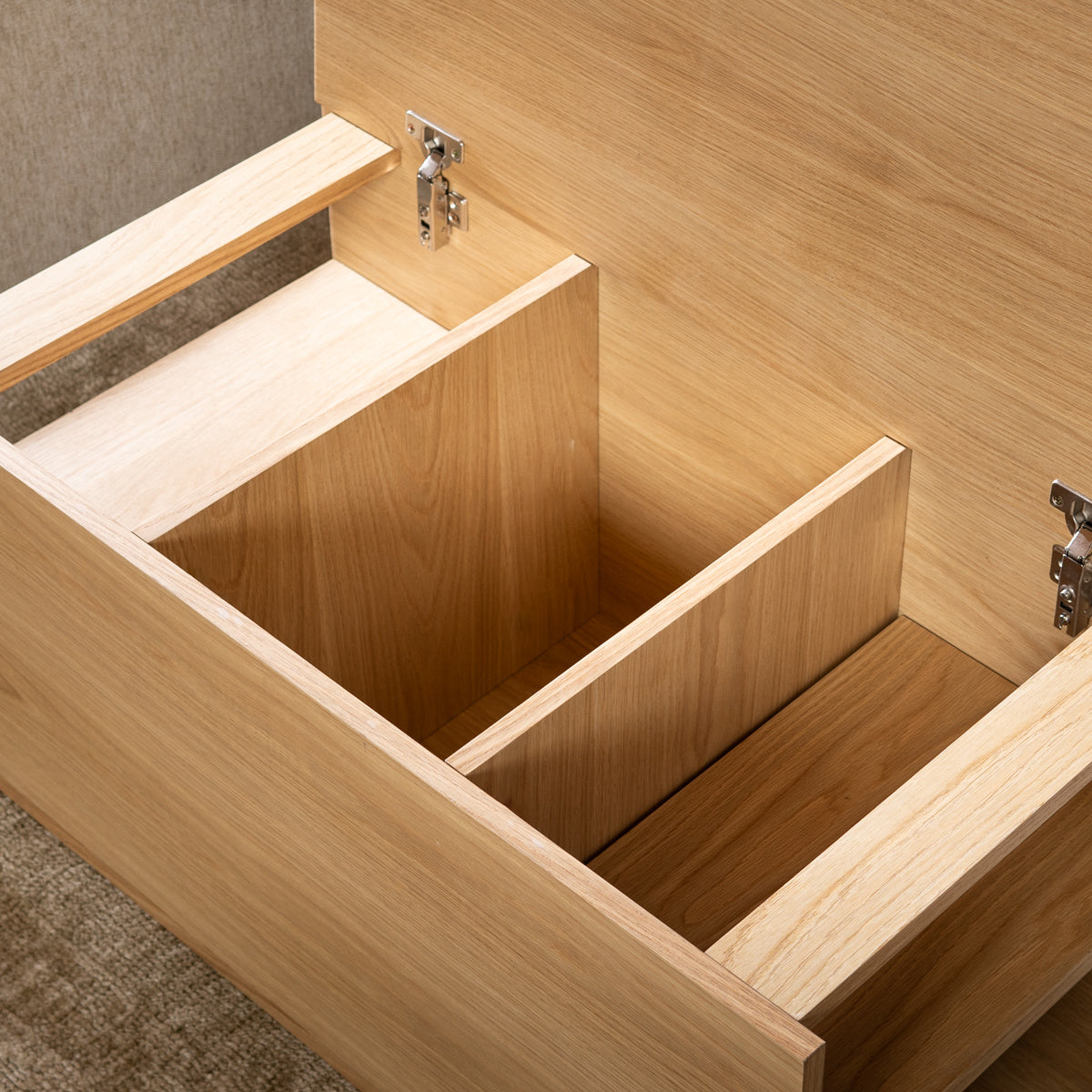 Jaxx side table 88x46 cm clear oak oak veneer