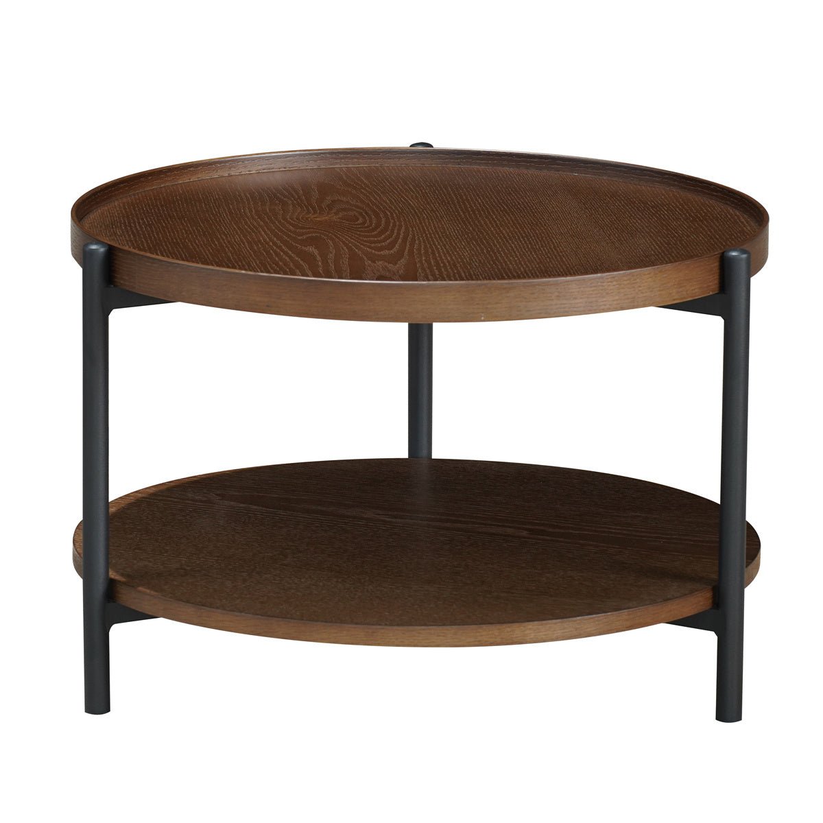 Rio coffee table Ø58 cm rustic oak veneer