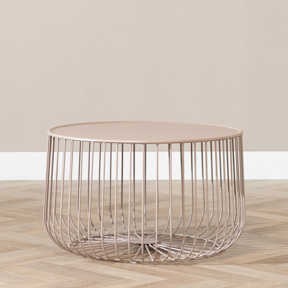 Coffee table Senna metal taupe