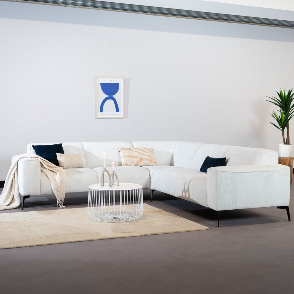 Coffee table Senna metal white