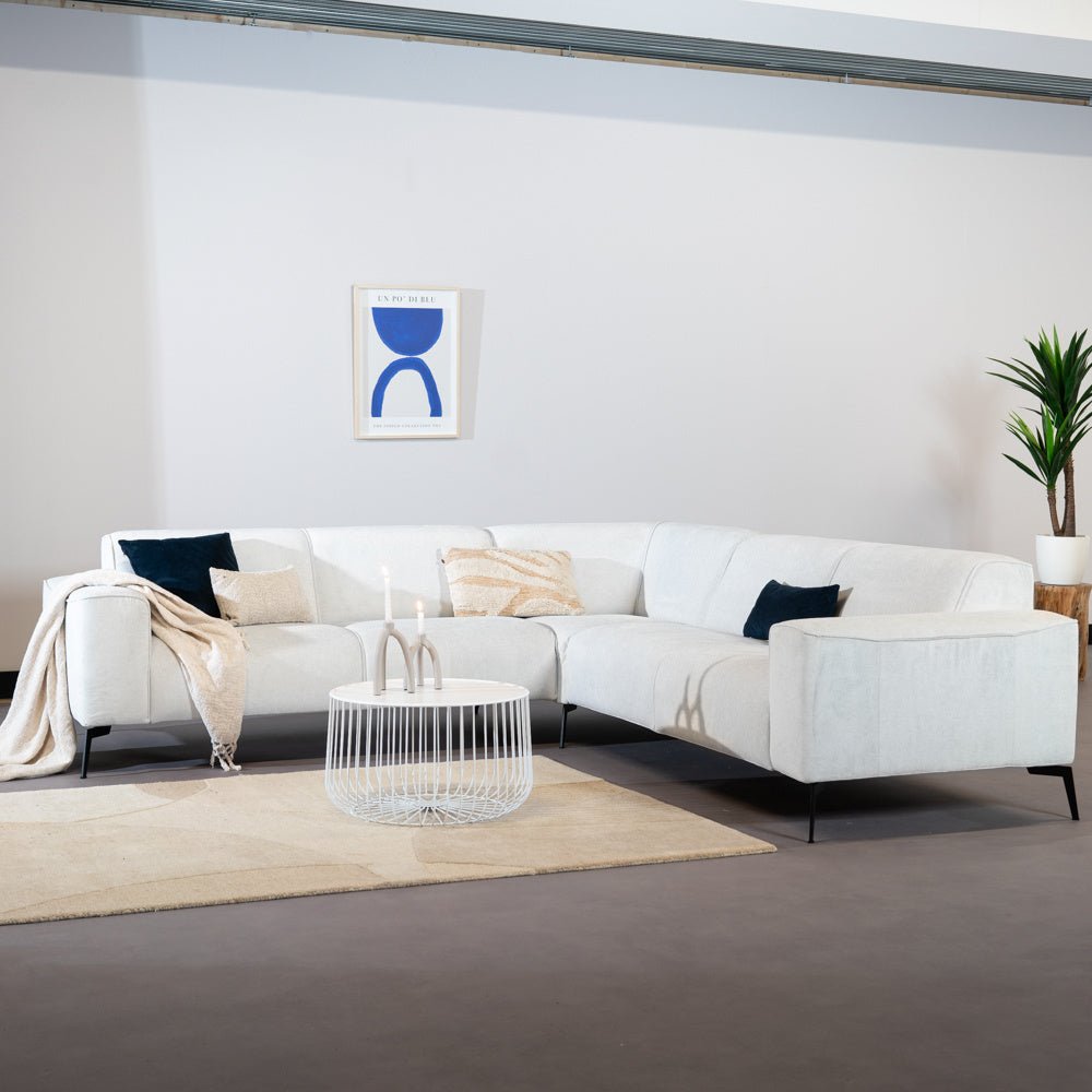Coffee table Senna metal white