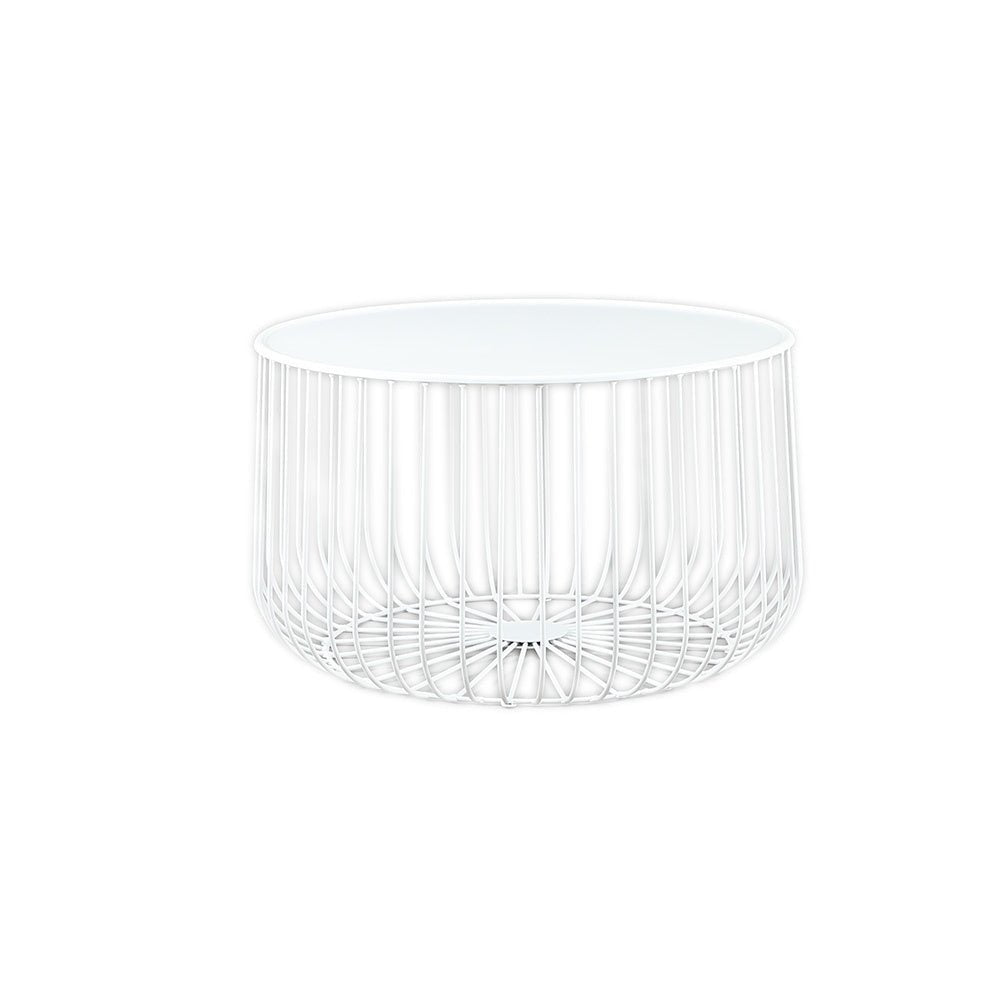 Coffee table Senna metal white