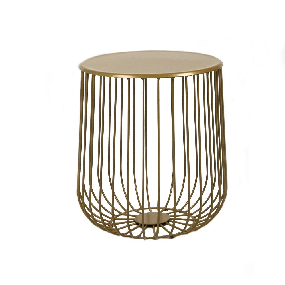 Coffee table Tygo gold metal