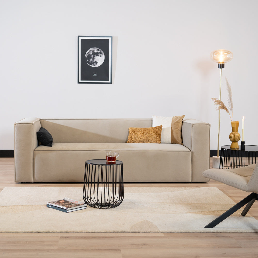 Coffee table Tygo black metal