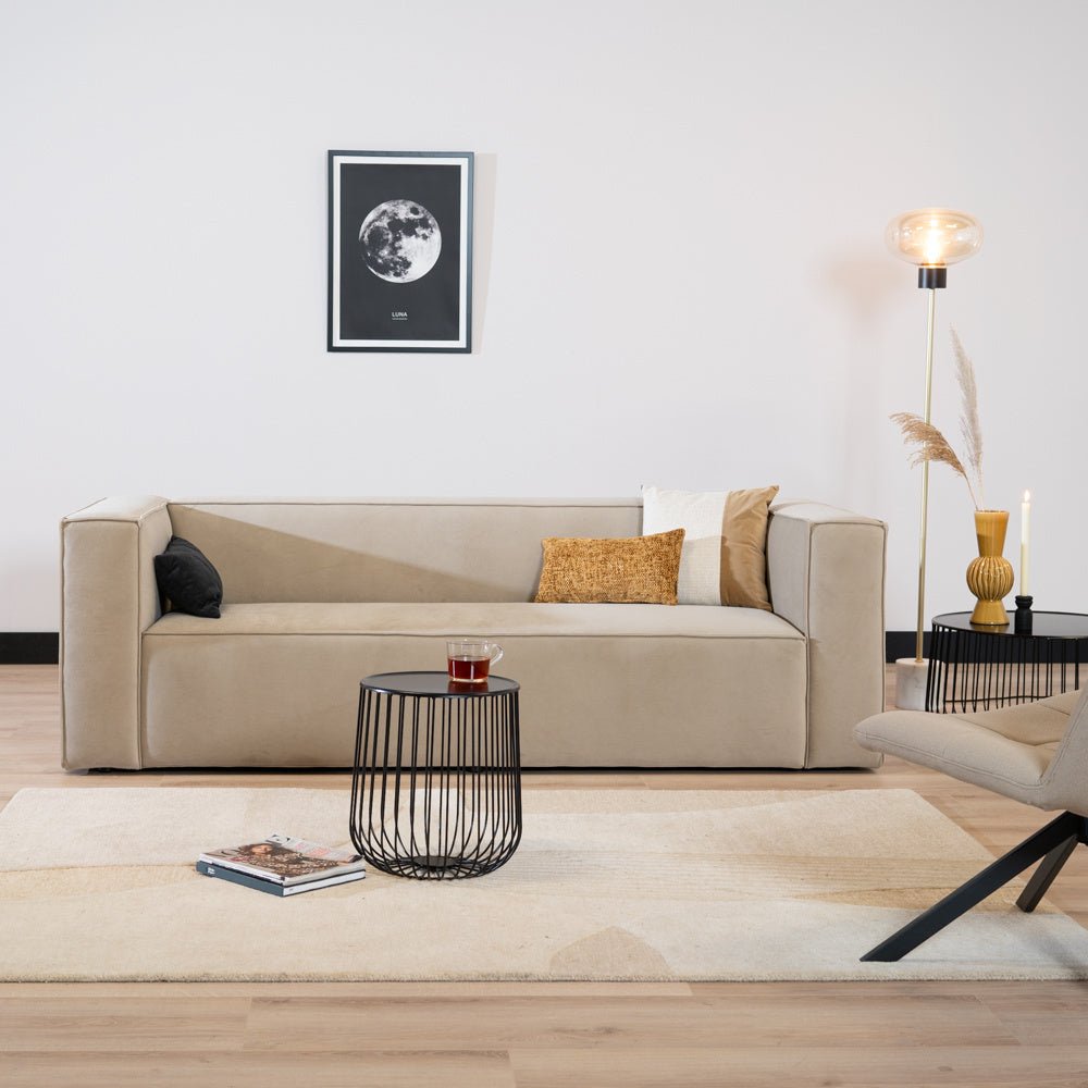 Coffee table Tygo black metal