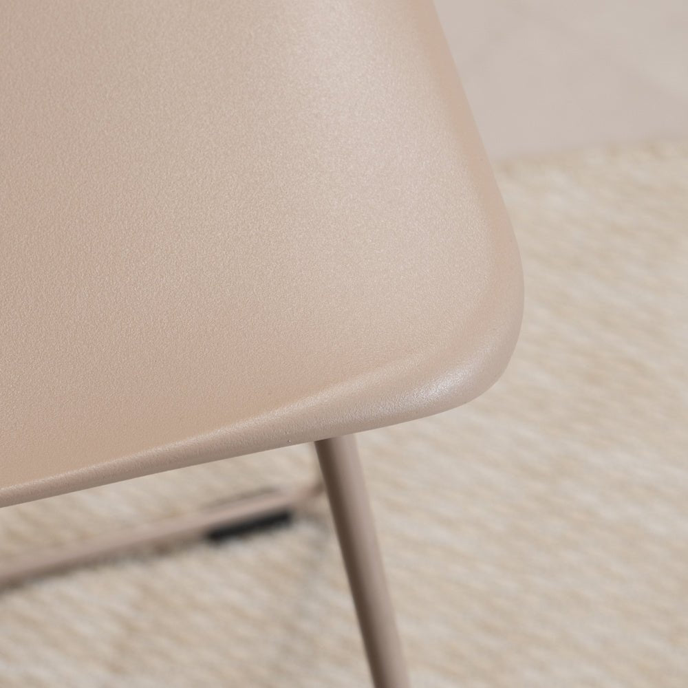 Scandinavian Barstool Ellen taupe 76 cm - image 7