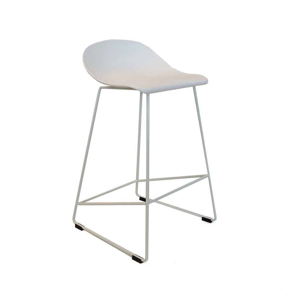 Scandinavian Barstool Ellen white 66cm - image 4