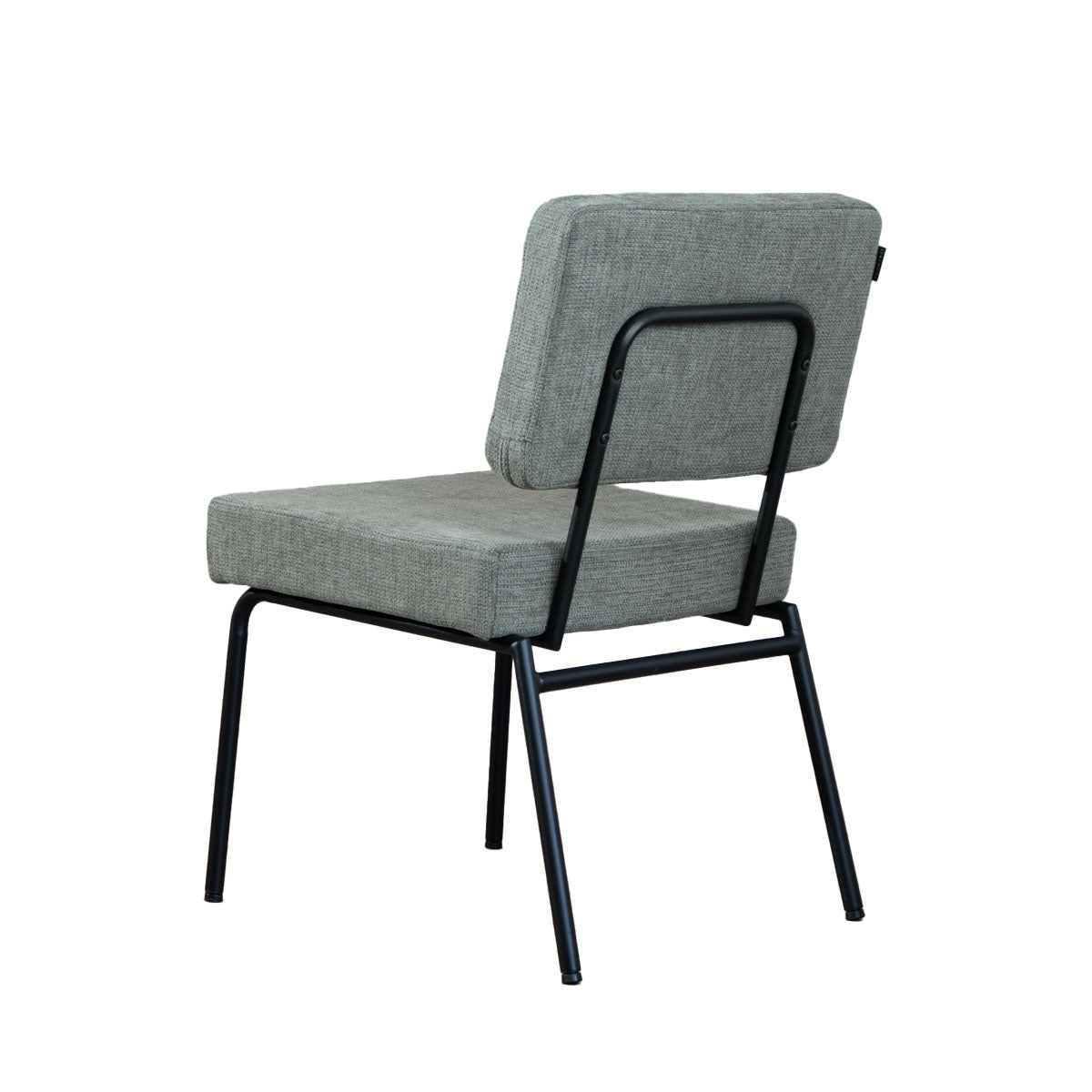 Scandinavian dining room chair Aspen green recycled fabric - image 8