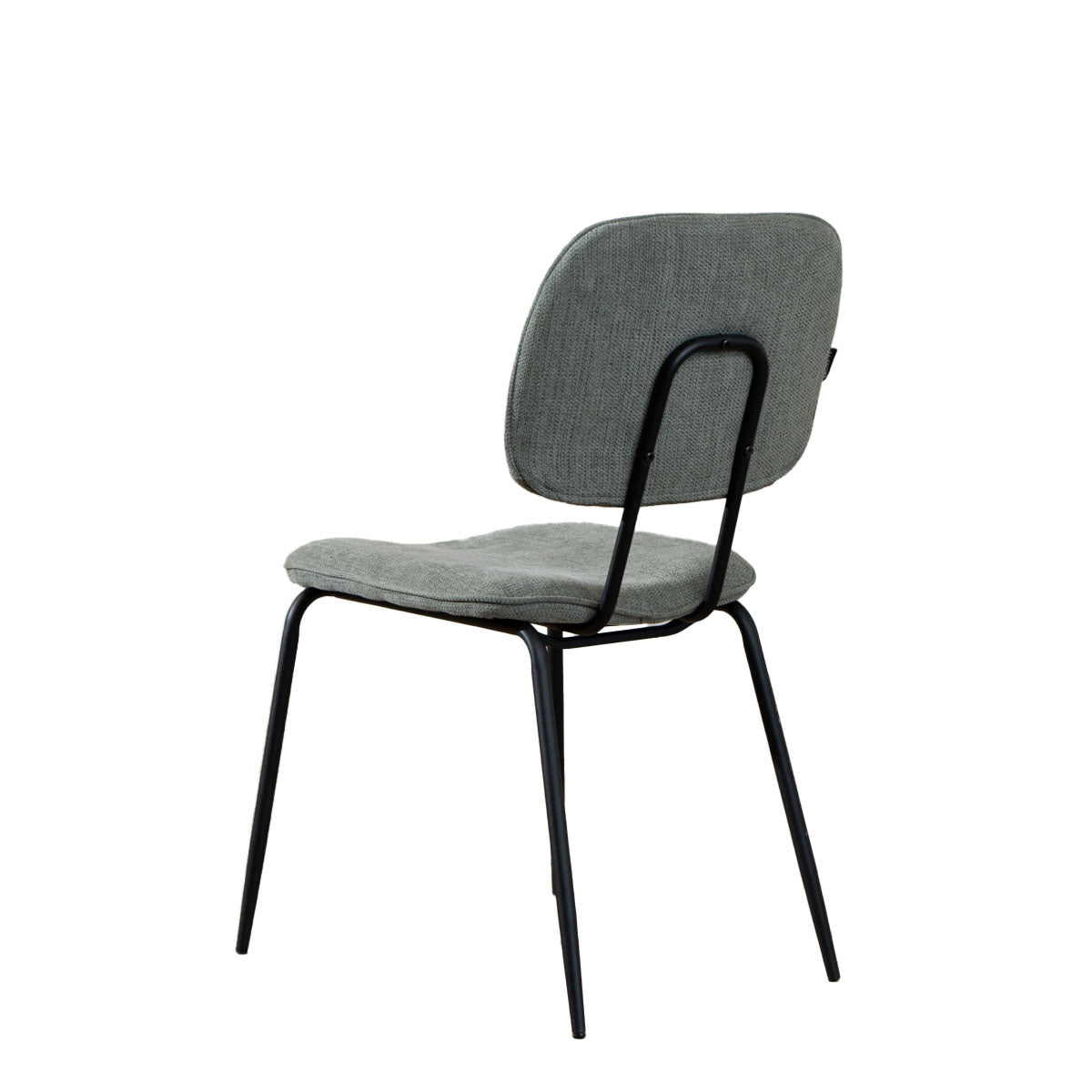 Scandinavian dining room chair Ivar recycled fabric green - image 8
