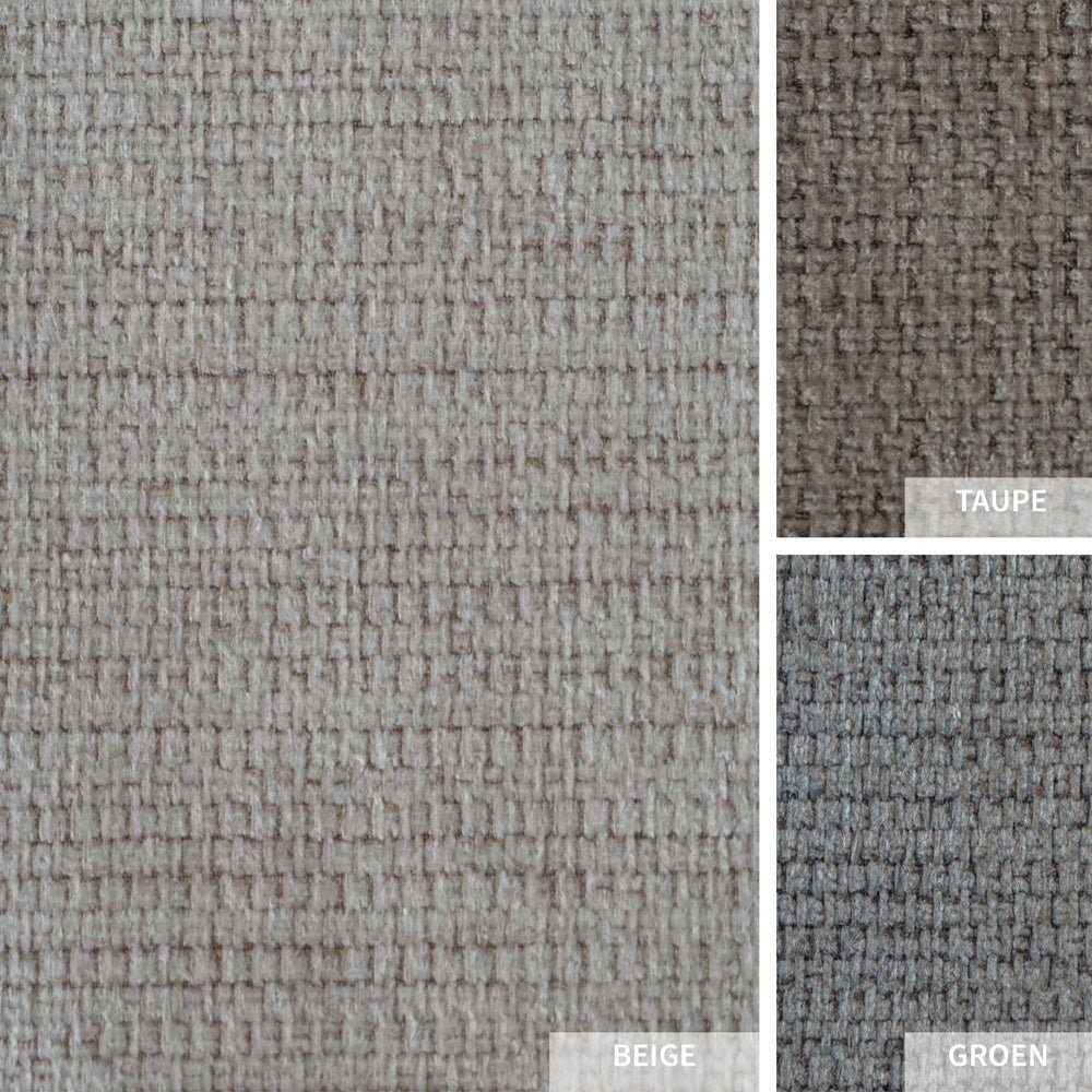 Scandinavian dining room chair Oskar beige recycled fabric - image 2