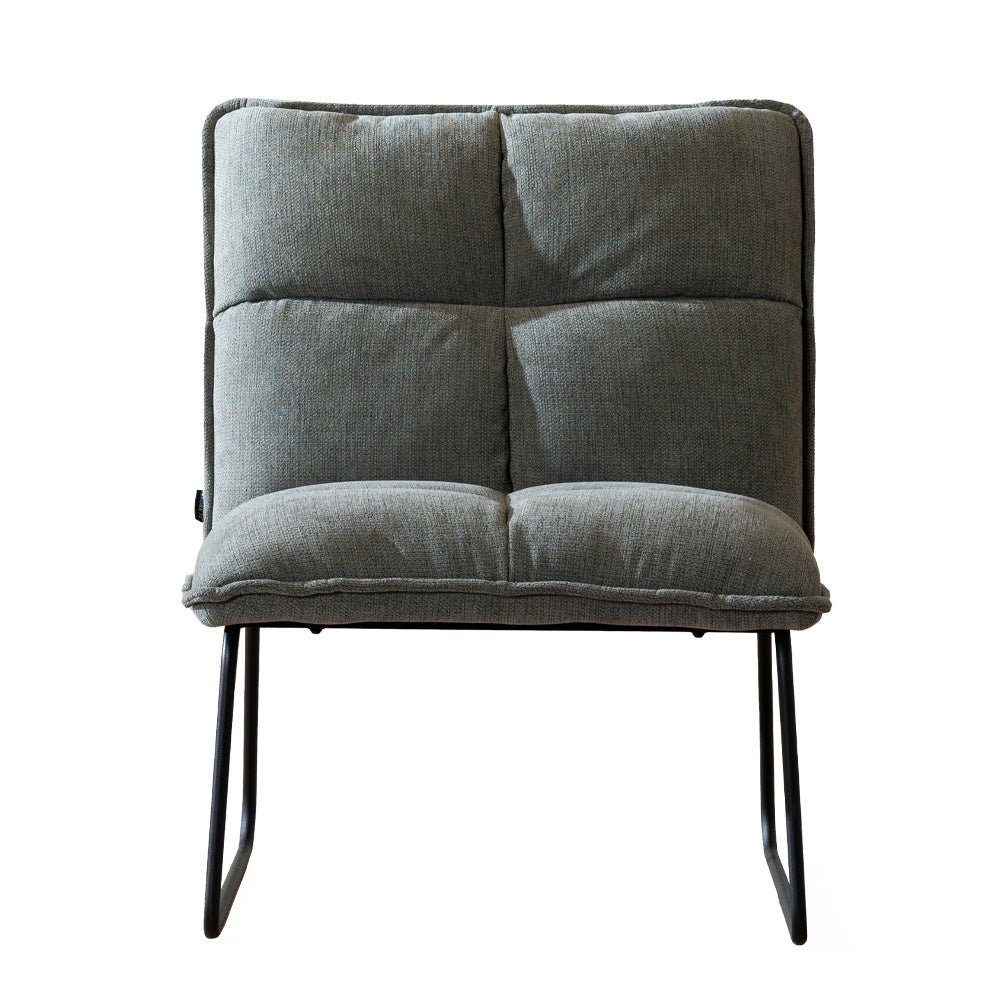 Scandinavian armchair Joran green 1N.VT.N.VT.% polyester