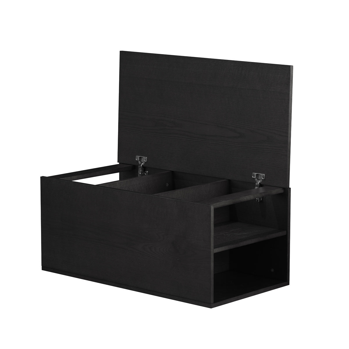 Side table Jaxx black oak 88x46 cm oak veneer