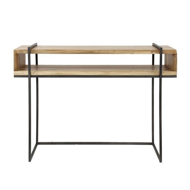 Dressing table Jojo DH Interior Acacia LxWxH 116x41x28 Acacia wood White photo front view