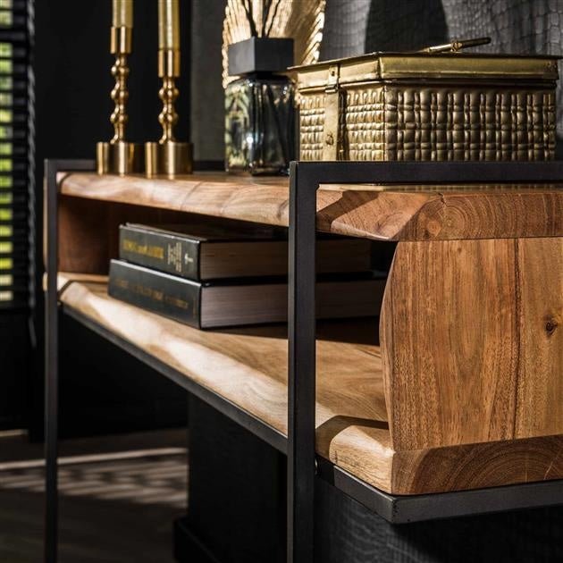 Dressing table Jojo DH Interior Acacia LxWxH 116x41x28 Acacia wood Atmospheric photo detail