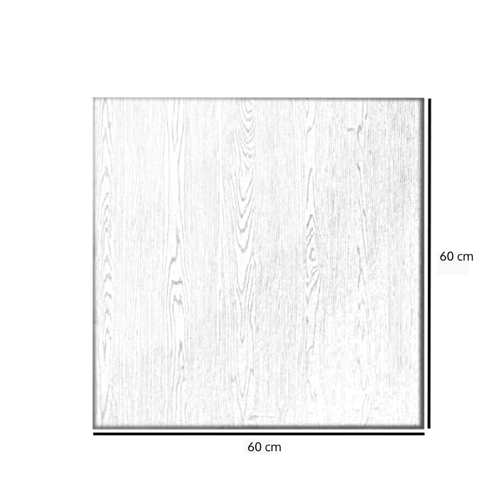 Table top Roan melamine black 60 x 60 cm, 60 cm wide