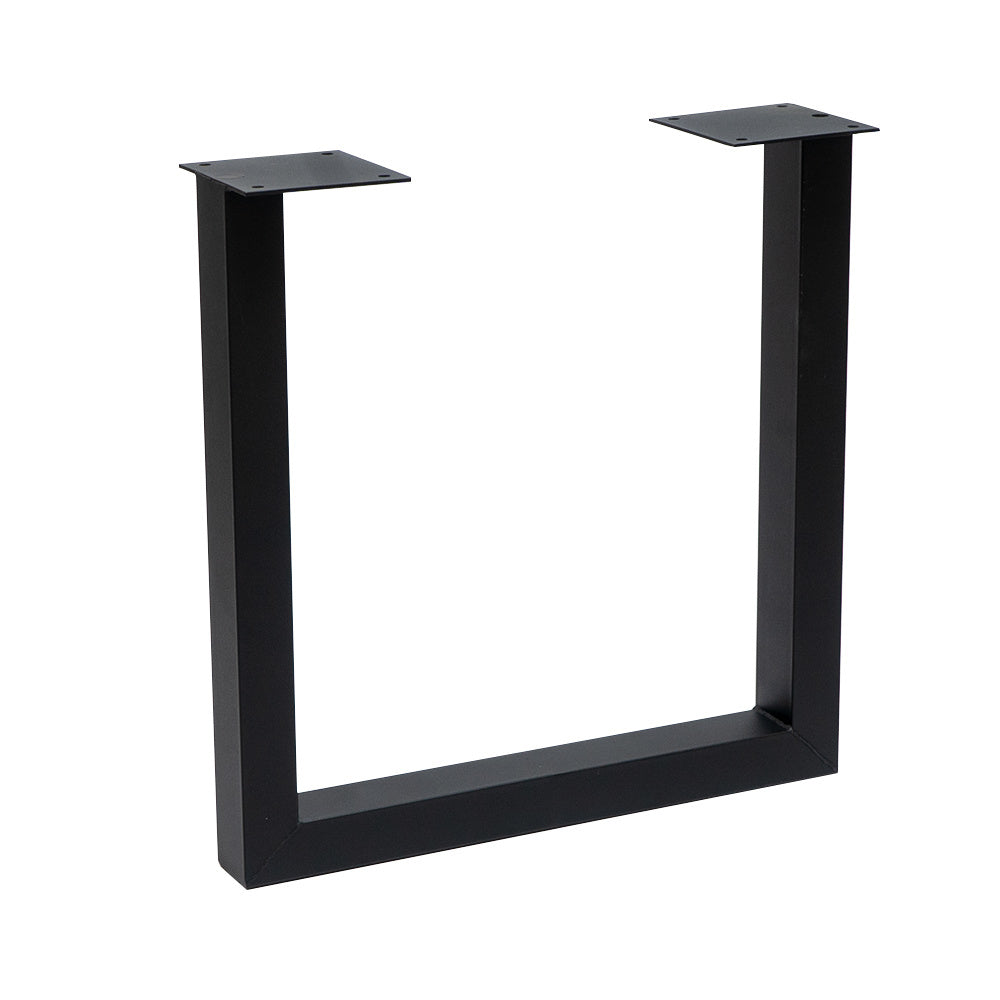 Table base U-Frame metal black (set of 2)