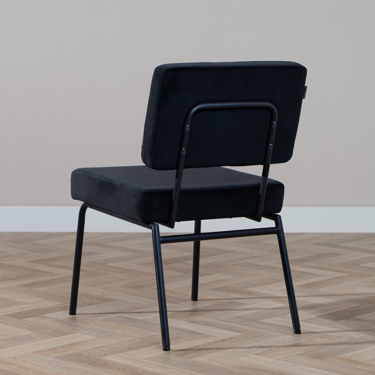 Velvet dining room chair Aspen black - image 9