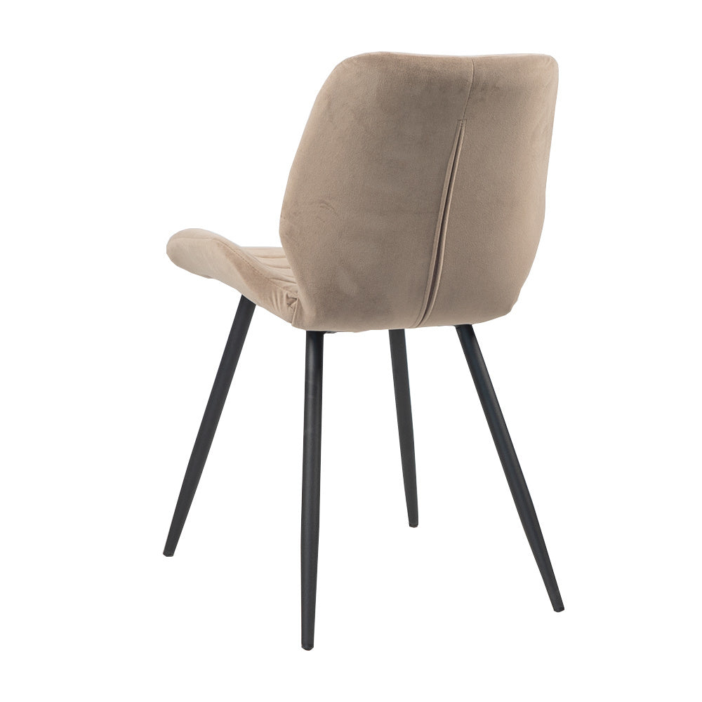 Velvet dining room chair Toby taupe - image 8