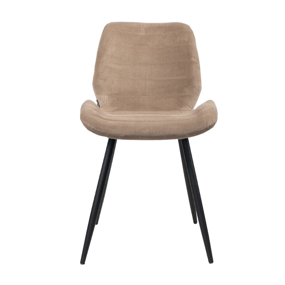Velvet dining room chair Toby taupe - image 7
