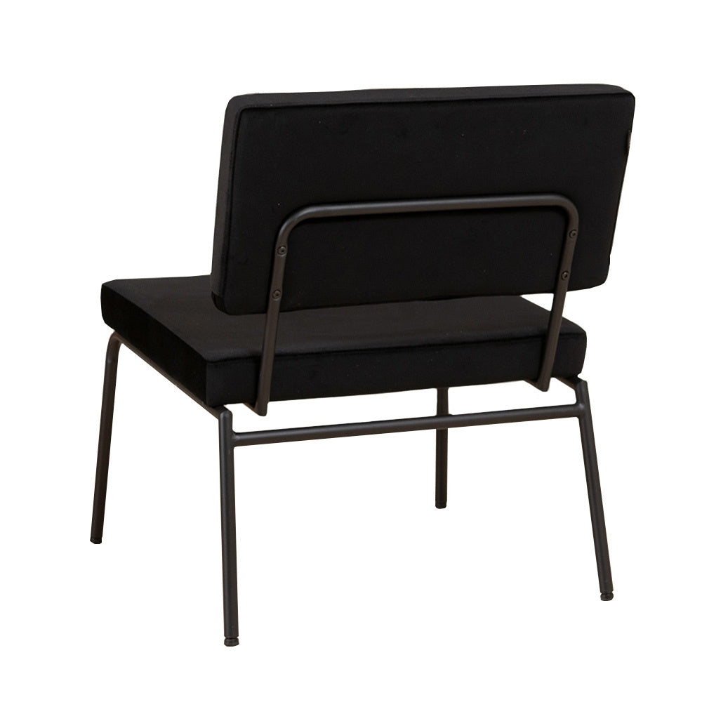 Velvet armchair Aspen black - image 7