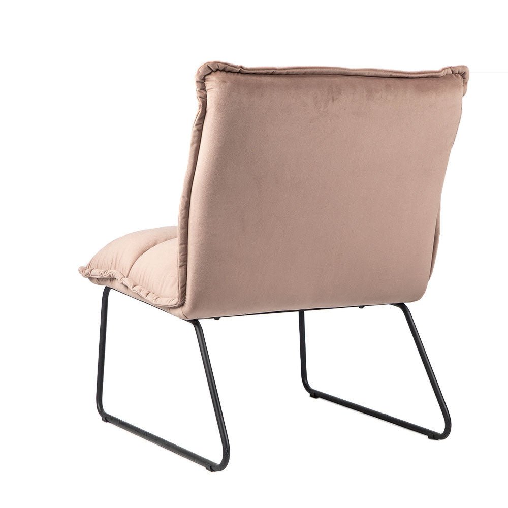Velvet armchair Malaga pink - image 7