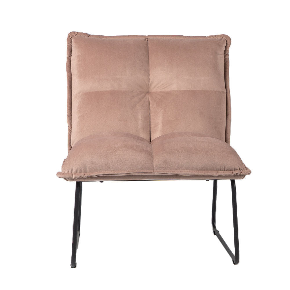 Velvet armchair Malaga pink - image 6