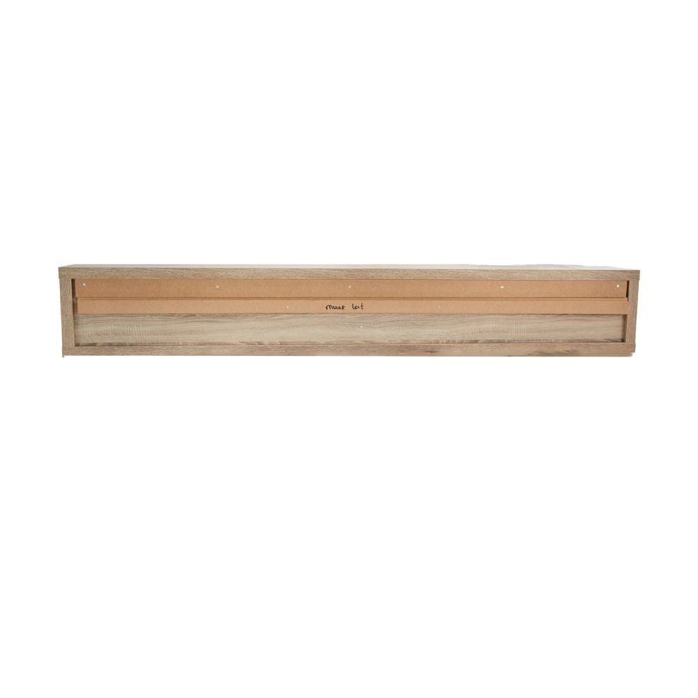 TV Furniture Bernie Rustic Oak Dimehouse Oak LxWxH 126x36x31 Melamine White photo detail