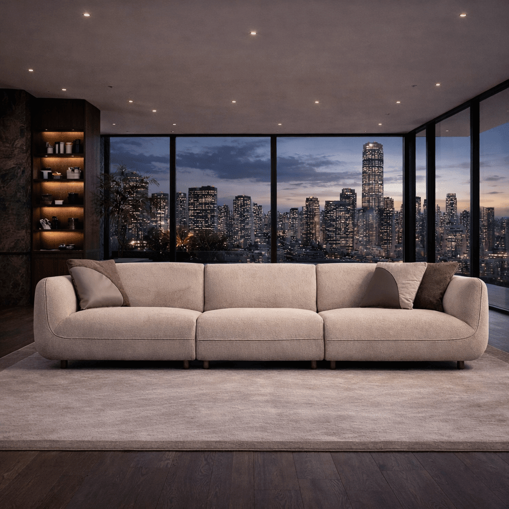 Royale design bank in een loft omgeving!