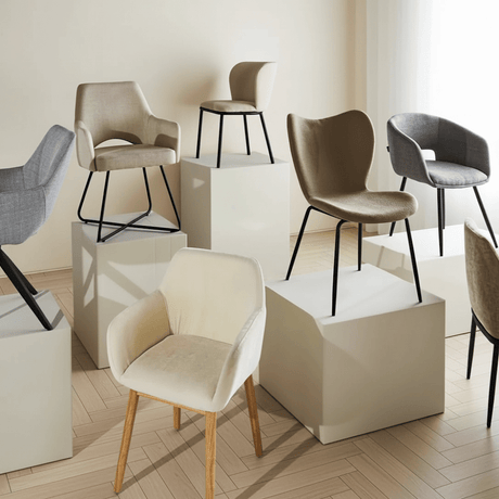 Industriële eetkamerstoelen - Dimehouse