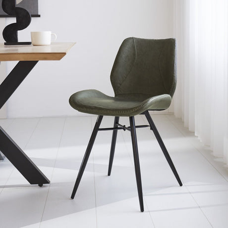 Eetkamerstoel groen - Dimehouse