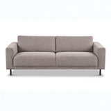 Modern 3-seater Taupe Fabric Sofa Aniko 213x90x78 cm 
