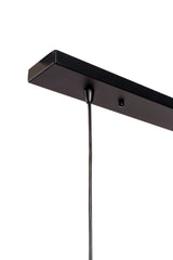 Hanging lamp Tibor 5-light metal black