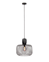 Hanging lamp Ursul Metal Black