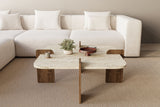 Poalla - Travertine, Walnut Travertine Walnut 100% MELAMINE COATED CHIPBOARD